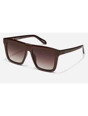NEW QUAY AUSTRALIA POLARIZED "NAME DROP" SQUARE SUNGLASSES